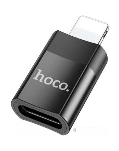 Адаптер UA17 Lightning USB Type C черный Hoco