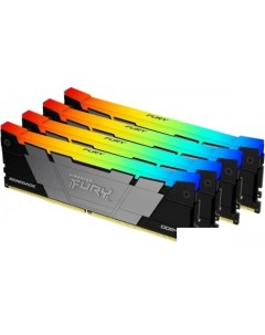 Оперативная память FURY Renegade RGB 4x32ГБ DDR4 3600 МГц KF436C18RB2AK4 128 Kingston