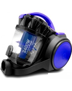 Пылесос VS435 черный синий Ginzzu