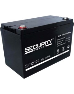 Аккумулятор для ИБП SF 12100 (12В/100 А·ч) Security force