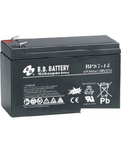 Аккумулятор для ИБП BPS7-12 (12В/7 А·ч) B.b. battery