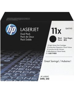 Картридж LaserJet 11X Q6511XD Hp