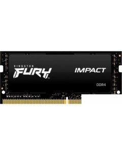 Оперативная память FURY Impact 16GB DDR4 SODIMM PC4 21300 KF426S15IB1 16 Kingston