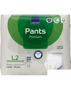 Трусы подгузники для взрослых Pants L2 Premium 15 шт Abena