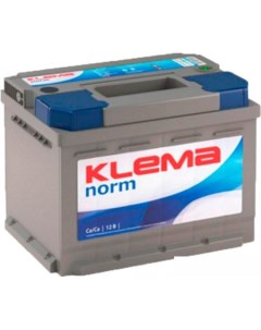 Автомобильный аккумулятор Norm 6СТ 60 АзЕ 60 А ч Klema