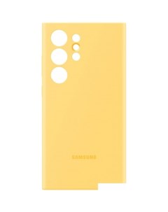 Чехол для телефона Silicone Case S24 Ultra желтый Samsung