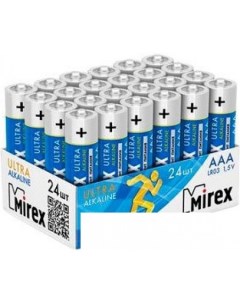 Батарейка Ultra Alkaline AAA 24 шт LR03 B24 Mirex