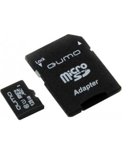 Карта памяти QM128GMICSDXC10U1 microSDXC 128GB адаптер Qumo