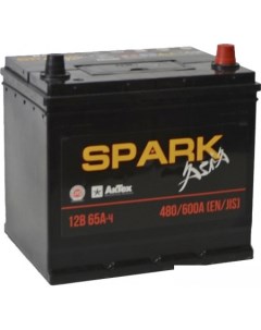 Автомобильный аккумулятор Asia 480/600A EN/JIS L+ SPAA65-3-L (65 А·ч) Spark