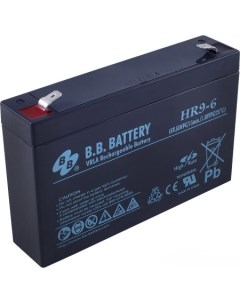 Аккумулятор для ИБП HR9-6 (6В/8 А·ч) B.b. battery