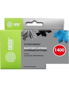 Картридж CS-PGI1400XLC (аналог Canon PGI-1400XL C) Cactus