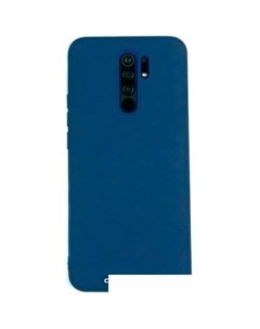 Чехол для телефона Matte для Xiaomi Redmi 9 синий Case