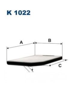 Салонный фильтр K1022 Filtron