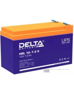 Аккумулятор для ИБП HRL 12-7.2 X (12В/7.2 А·ч) Delta