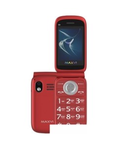 Мобильный телефон E6 красный Maxvi