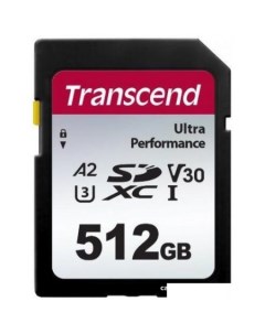 Карта памяти SDXC 340S 512GB Transcend