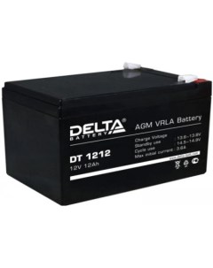 Аккумулятор для ИБП DT 1212 (12В/12 А·ч) Delta