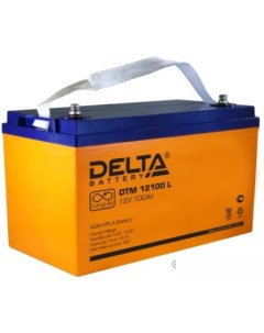 Аккумулятор для ИБП DTM 12100 L (12В/100 А·ч) Delta