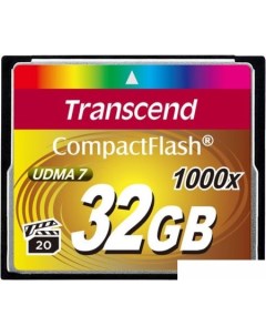 Карта памяти 1000x CompactFlash Ultimate 32GB TS32GCF1000 Transcend