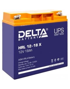 Аккумулятор для ИБП HRL 12-18 X (12В/18 А·ч) Delta