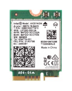 Wi Fi Bluetooth адаптер AX201NGW Intel