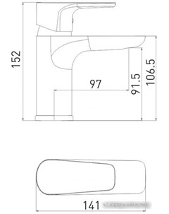 Смеситель Evo 6241297C Gross aqua