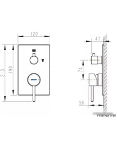 Смеситель Arc P69193C 2 ENG Bravat