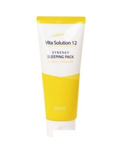 Маска для лица кремовая Vita Solution 12 Synergy Sleeping Pack 180 мл Jigott