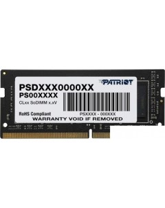 Оперативная память Signature Line 16GB DDR4 SODIMM PC4 25600 PSD416G32002S Patriot