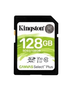 Карта памяти Canvas Select Plus SDXC (Class10) 128GB (SDS2/128GB) Kingston