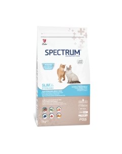 Сухой корм для кошек Adult Slim34 контроль веса с лососем и рисом Spectrum