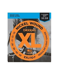 Струны для электрогитары D'addario