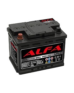 Автомобильный аккумулятор Alfa battery