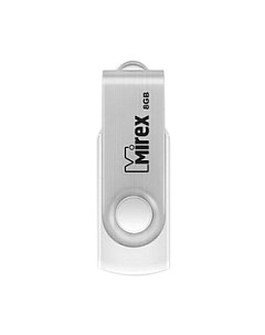 USB flash накопитель Swivel White 8GB / 13600-FMUSWT08 Mirex