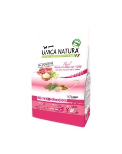 Сухой корм для кошек Natura Outdoor ветчина, рис, бобы Unica