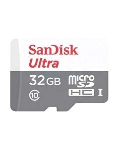 Карта памяти Ultra MicroSDHC Class10 32GB (SDSQUNR-032G-GN3MN) Sandisk