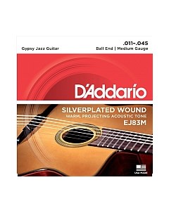 Струны для акустической гитары EJ-83M D'addario