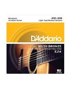 Струны для акустической гитары EJ14 D'addario