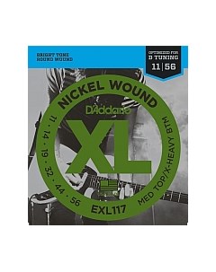 Струны для электрогитары EXL-117 D'addario