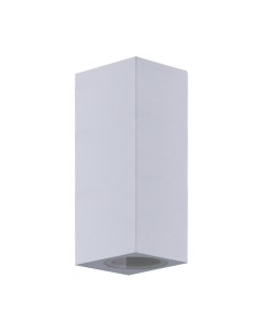 Бра уличное НБУ CUBE-2хGU10-WH / 4690612044750 Inhome