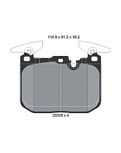 Тормозные колодки 2502801 Textar