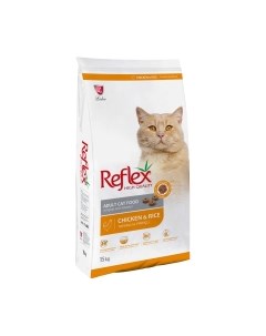 Сухой корм для кошек с курицей и рисом Reflex