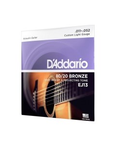 Струны для акустической гитары D'addario