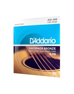 Струны для акустической гитары D'addario