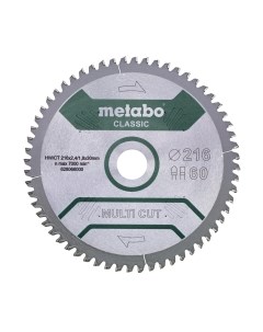 Пильный диск 628066000 Metabo