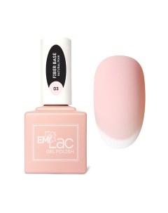 База для гель-лака E.MiLac Fiber Base Gel Natural Pink №3 E.mi