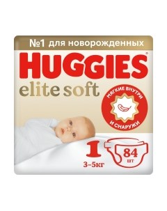 Подгузники детские Elite Soft 1 Mega Huggies