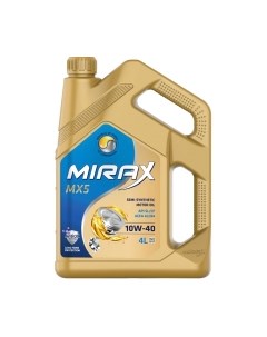 Моторное масло MX5 10W40 SL/CF A3/B4 / 607023 Mirax