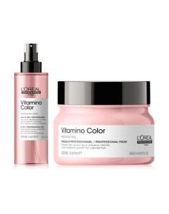 Набор косметики для волос Serie Expert Vitamino Color Маска 250мл+Спрей 190мл L'oreal professionnel