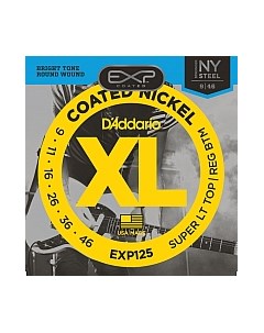 Струны для электрогитары EXP125 D'addario